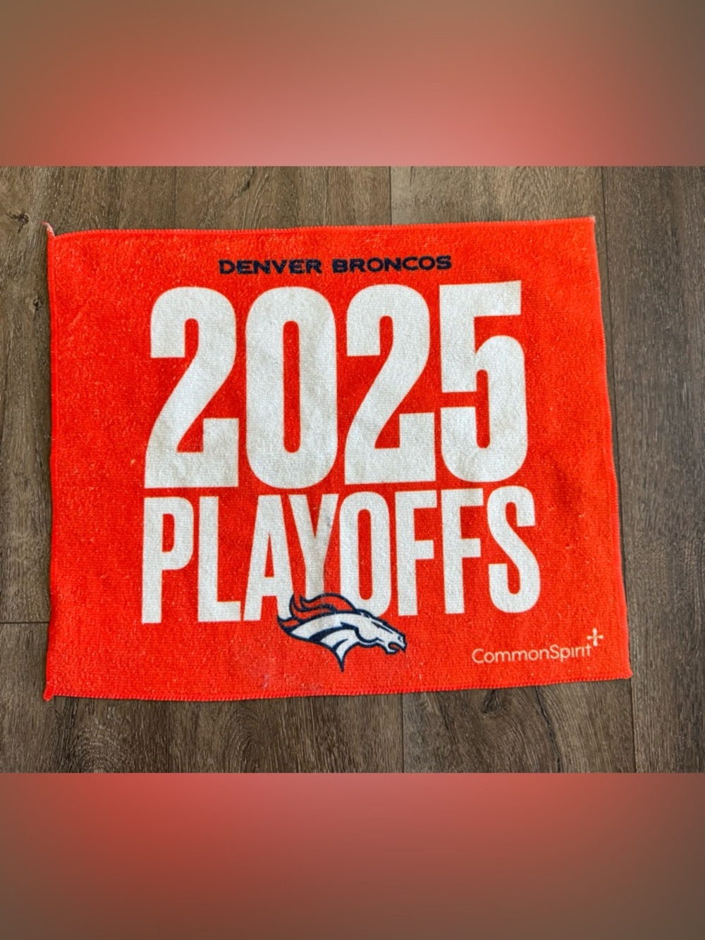 2025 Playoffs Denver Broncos Orange Fan Towel